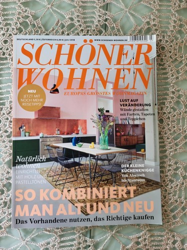 Zeitschrift schöner wohnen - zeitschrift,