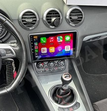 9" Touchscreen für Audi TT 2006-2014 Carplay Android 14 Autoradio GPS Navigation