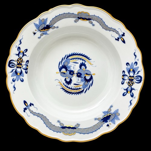Meissen suppenteller reicher - meissen, suppenteller,