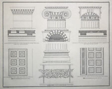 Berlin Museen Altes Museum Original Umrissradierung Schinkel 1835