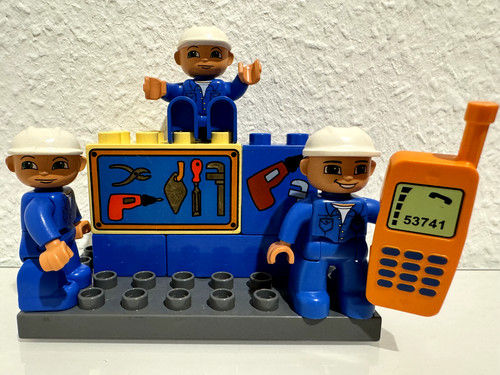 Lego duplo 3 handwerker - lego,