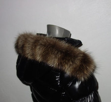 Raccoon Fur Hood Collar for
