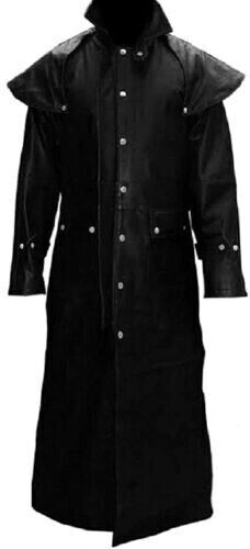 Herren leder mantel - herren, motorrad