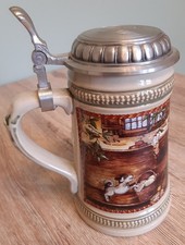 Bierkrug Postmuseums-Serie No. 3  "Der Langersehnte"