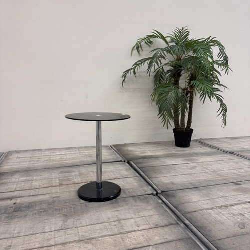 Beistelltisch rund schwarz - rund,