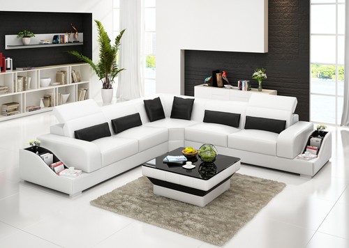 Ledersofa couch wohnlandschaft - ledersofa,
