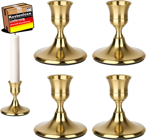 Kerzenständer set gold - kerzenständer,