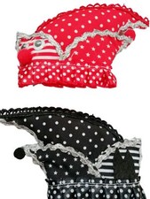 Mini Schiffchen Dom Narrenkappe klein mit Haarclip rot o schwarz Köln Karneval 