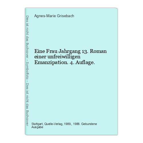 Eine frau jahrgang roman - frau, 13.