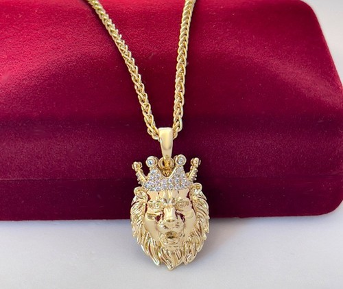 Luxus herren halskette lion - luxus,