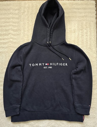 Tommy hilfiger hoodie navy - hilfiger,