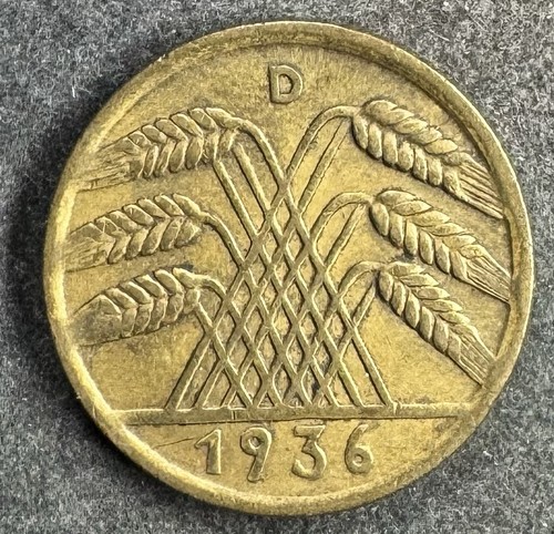 Reichspfennig 1936 d - 10,