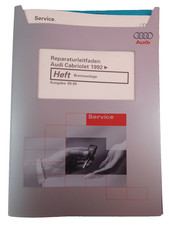 Reparaturleitfaden Audi 80 Cabrio 92> Bremsanlage ABS Handbremse Trommelbremse