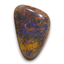 Australischer Matrix Opal aus Andamooka Farbbehandelt Schmuck Edelstein