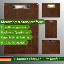 Bütic Holz Klemmbrett