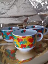 Flirt R&B Tassen Set Müsli Schale mit Henkel Schüssel Kaffeebecher Pott bunt 6St