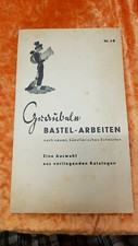 Graupner Bastel Arbeiten Nr. 9 B - eine Auswahl aus vorliegenden Katalogen