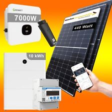 7kW PV Solaranlage Komplettsystem mit Speicher (0% MwSt.*) Glas/Glas Module