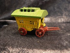 BENBROS ENGLAND ZIGEUNERWAGEN ohne Pferd und Verp. STREICHHOLZSCHACHTEL GRÖßE