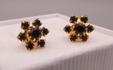 Ohrringe Materialmix vergoldet