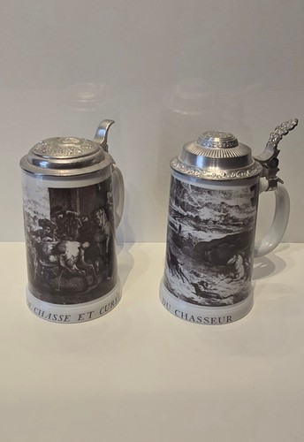 Biete zinndeckel bierhumpen - biete,