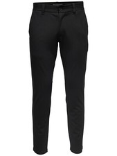 Only & Sons Herren Chino Hose ONSMARK - Tapered Fit - Schwarz Grau Blau