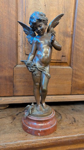 Museale bronze figur august - figur,