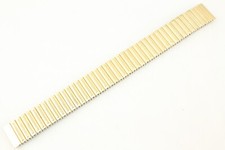 MAGEX 16mm Zugband Uhrenarmband Flexband Edelstahl Goldfarben Top Qualität