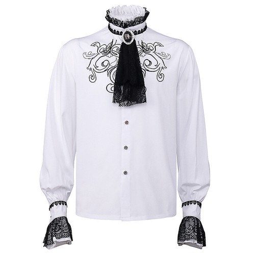 Herren gothic spitze stickerei - herren,