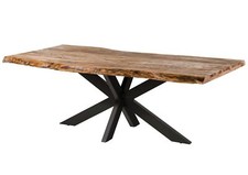 Baumkantentisch Massivholz