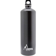 Futura Alu Trinkflasche Schmale Öffnung Schraubdeckel mit Schlaufe 0,6-1,5L