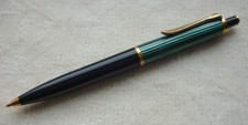 Pelikan Druckbleistift D400 grüngestreift minenstärke 0,7 mm + gratis Etui