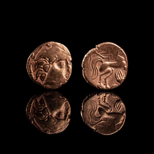 Keltischer rotgold stater der - rotgold-stater,