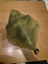 Große Glas Blatt Deckenlampe