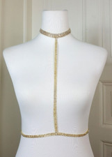 Bodychain körperkette strass - bodychain,