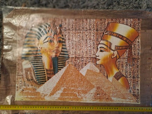 Original papyrus bild - ,
