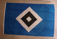 HSV Fahne  Flagge  Neu ca.120 x 180 cm mit 2 Ösen Hissfahne Schrebergarten