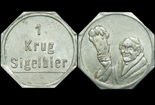 BIERMARKE: 1 Krug Sigelbier