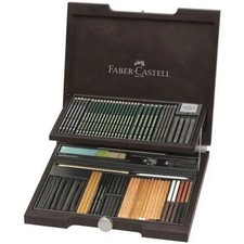 Koffer Holz Faber Castell Pitt