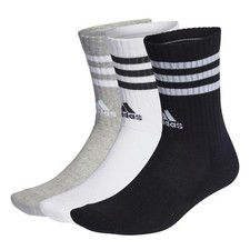 adidas 3-Streifen Cushioned Crew 3 Paar Socken Herren Damen Unisex Sportsocken