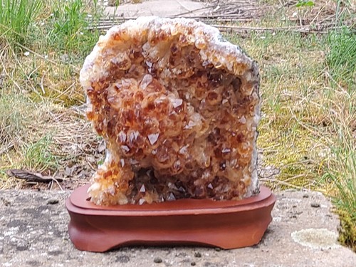 Citrin kristall geode 1 - geode,, 1,85