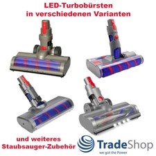 LED Turbobürste Gummirollen Softrollen Zubehör Ersatzteile für Dyson Staubsauger