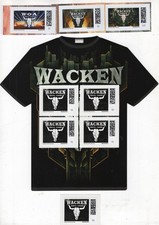 2025 Deutsche Post limitierte Sonderedition Wacken 2025 Marken / Block z Auswahl