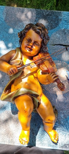 Barock engel figur putte - putte, holz