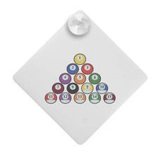 "Bunte Billardkugeln" Saugnapf