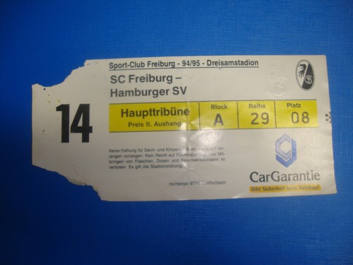 Ticket freiburg hsv - ticket,