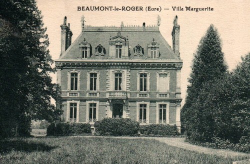 Cpa beaumont le roger - 27, beaumont-le-roger