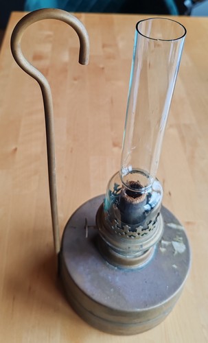 Petroleumlampe messingtank - petroleumlampe,