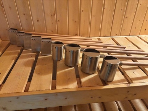 Edelstahl saunakelle - edelstahl,