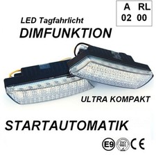 LED Tagfahrleuchten R87 Modul E-Prüfzeichen+RL  E9 16 SMD Tagfahrlicht TFL NEU